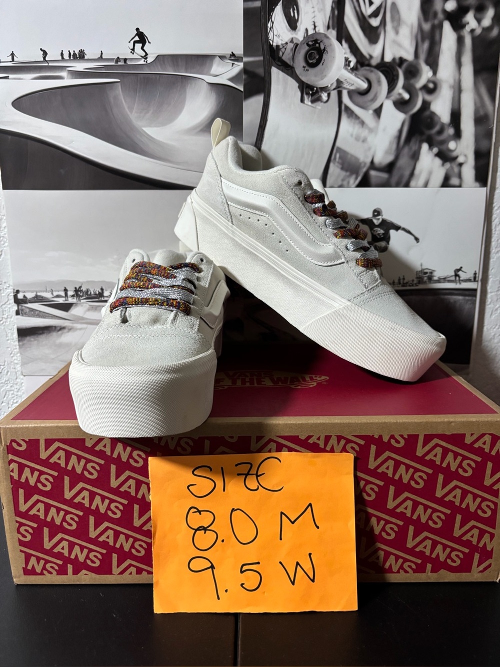 Vans Knu Skool Stacked sz 8.0 Men’s 9.5 Woman